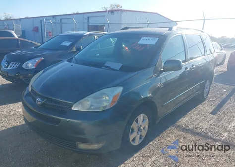 2004 Toyota Sienna Xle из США, поврежденный, VIN 5TDZA22C04S202489